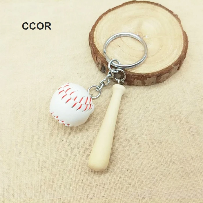 Бесплатная доставка спортивные стильные брелки милые бейсбольные ювелирные