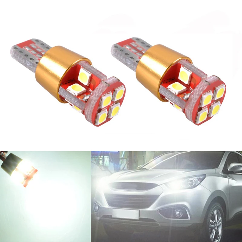 2x T10 LED W5W Samsung автомобильные габаритные лампы для Hyundai solaris accent i30 ix35 i20 elantra santa fe tucson