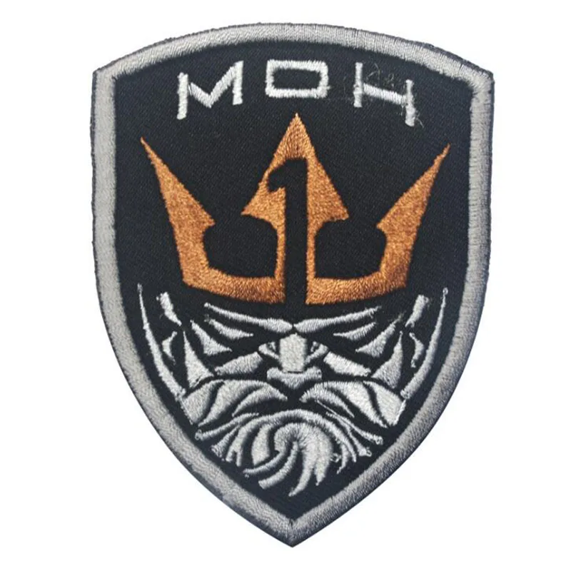 Вышивка значка Honor Meal Mohawk Wolf Skull тактика боевой дух ткань для армейской униформы