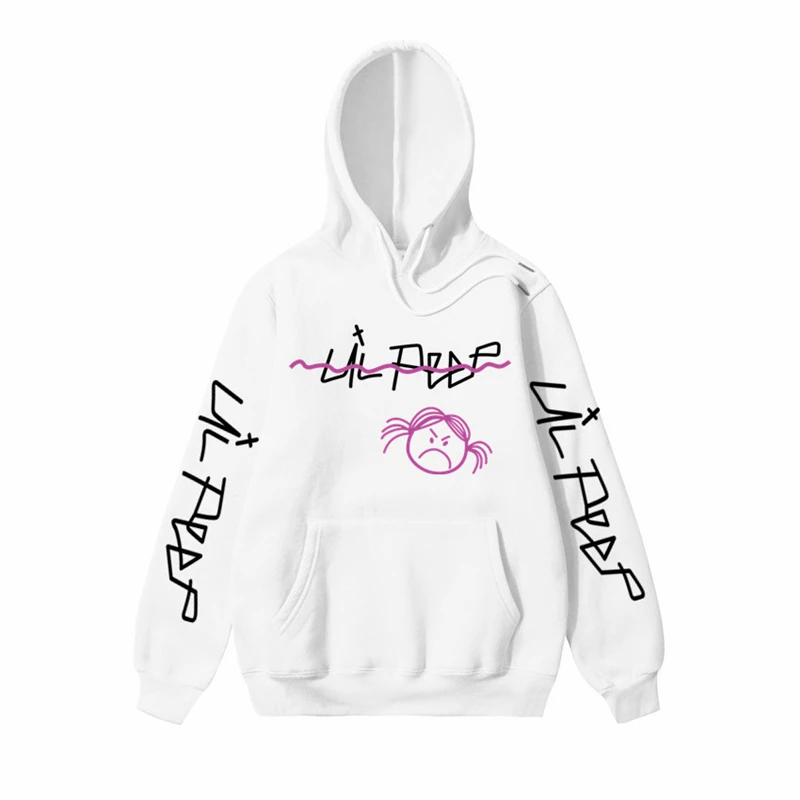 Cap&ampMask as gifts Lil Peep hoodies sweatshirts men women boy girl hip hop Rapper Bboy DJ dancer hooded jacket coat tracksuits | Мужская