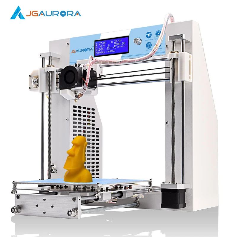[JGAuroa] A-3 3D Принтер, Комплект Сделай Сам, Reprap Prusa, Листовой металл 200*200*180Мм(7.5*7.5*7.1Дюйм