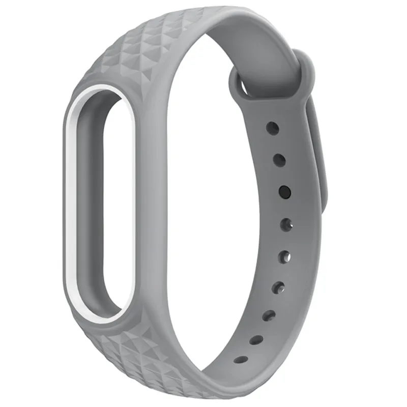 white and gray Умный ремешок для Xiaomi Band 2, цветной сменный мужской Т-образный ремешок, браслет для M2, умный Браслет для женщин и мужчин - Цвет: white and gray