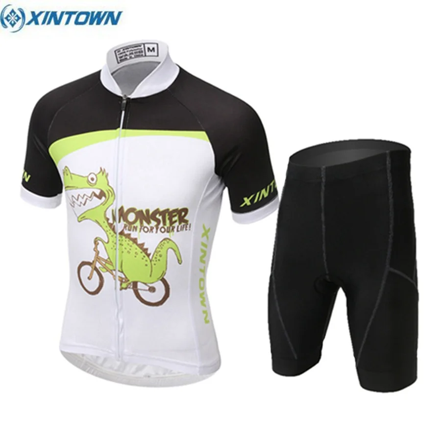 Милая Детская велосипедная Джерси и детская одежда с коротким рукавом XINTOWN Ropa