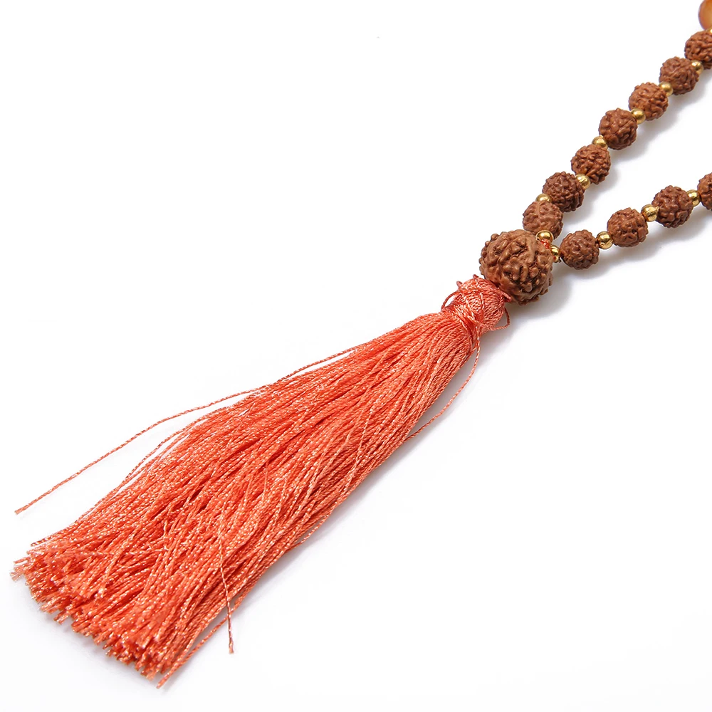 Модное женское ожерелье SHINUS BOHO полудрагоценные камни бусины Бодхи украшения для