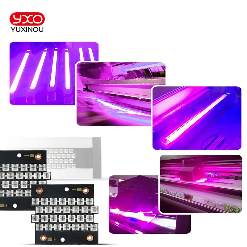 1 шт 250W 500W 1000W 200W UV 395nm 405nm высокое Мощность фиолетовый светодиодный Медь PCB для uv