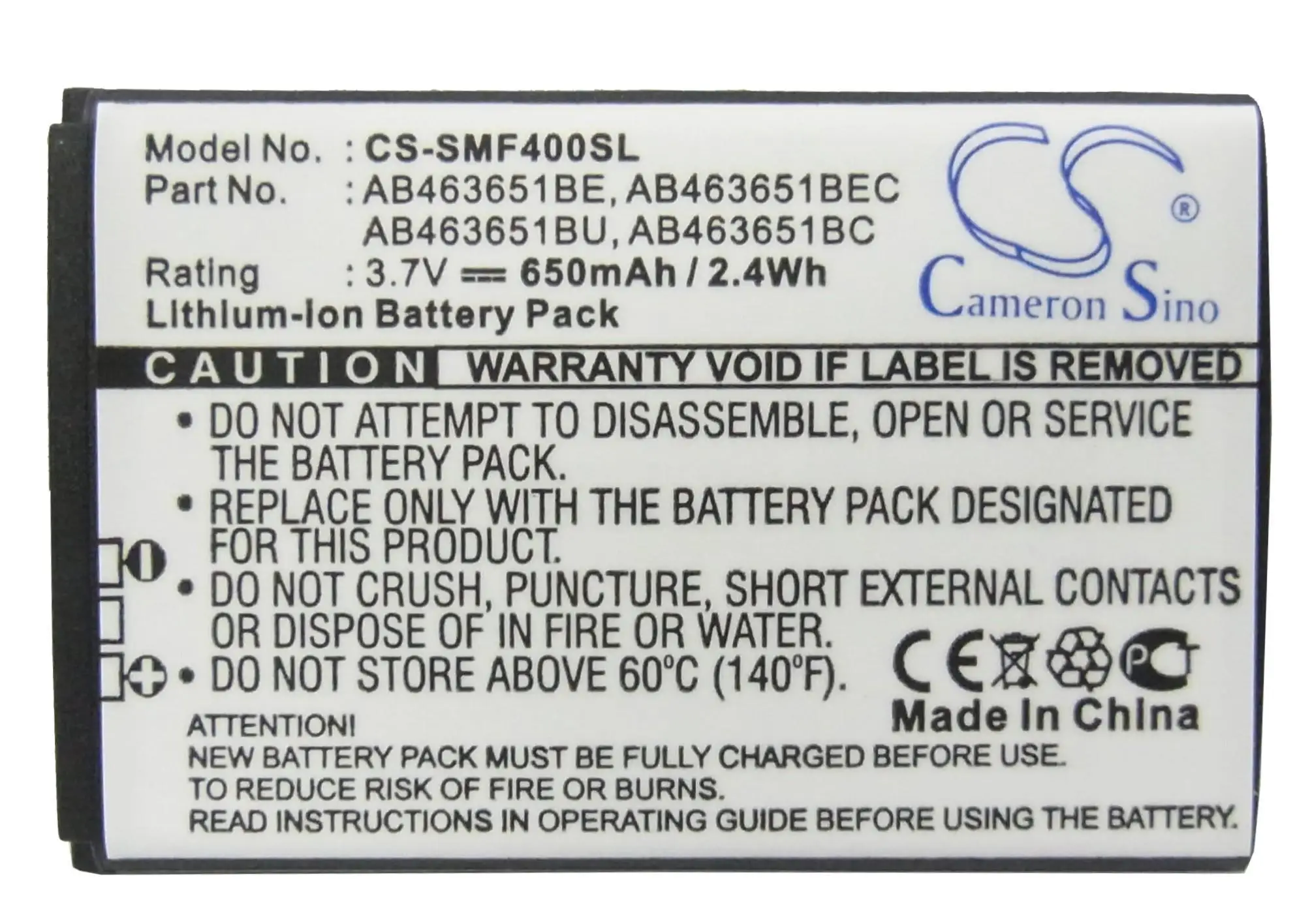 Cameron Sino для SAMSUNG GH J800 GT B3410 C3060 C3530 S5260 S5292R S5296 S5510 S5510T S5511T|ab463651bu battery for samsung|battery samsungbattery