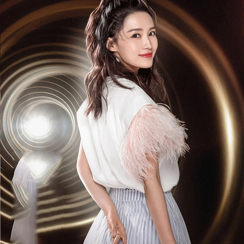 2019 летняя модная уличная одежда Сексуальная футболка с круглым вырезом и