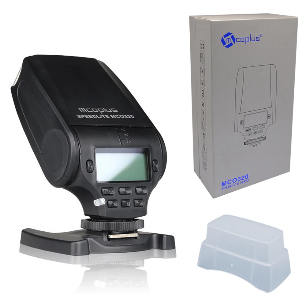 Вспышка Mcoplus MCO320 TTL для Panasonic Lumix DMC GF7 GM5 GH4 GM1 GX7 G6 GF6 GH3 G5 GX1 GF3 G3 as Meike | Электроника