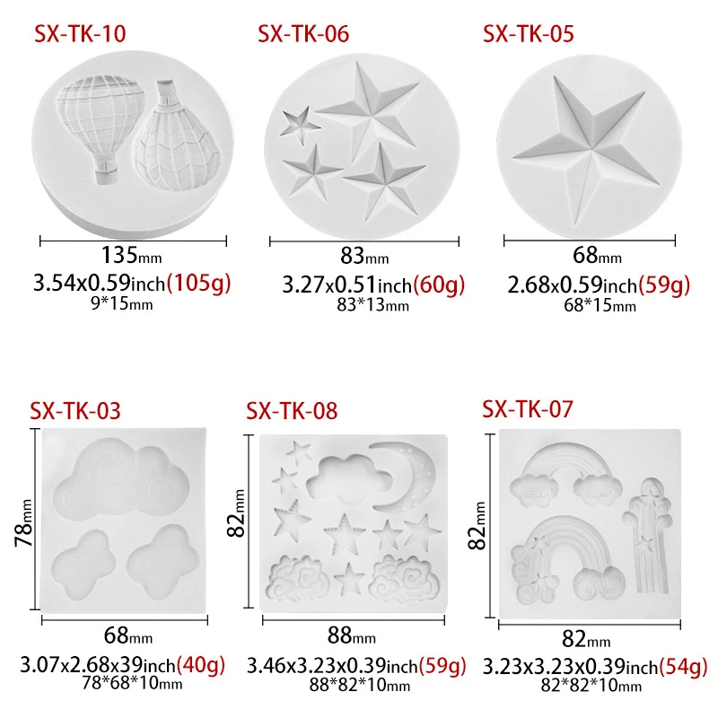 Kictuse Balloon silicone mold fondant cake decorating tools chocolate gumpaste | Дом и сад