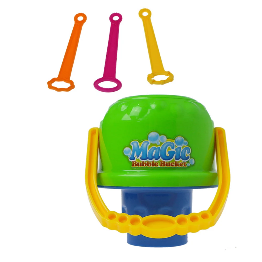 Outdoor Parties Toys Anti-sprinkler Portable Bubble Bucket Children Wand Toy Kids Indoor Blower Maker | Игрушки и хобби