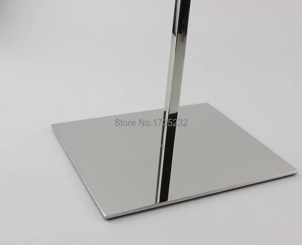 5 шт. T образная Регулируемая витрина из нержавеющей стали женская маленькая