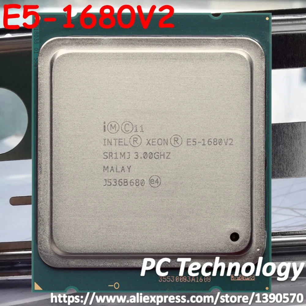 Оригинальный процессор Intel Xeon E5 1680V2 3 0 ГГц 8 ядер 25 Мб/с SmartCache FCLGA2011 130 Вт 22 нм|intel