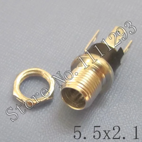 20-шт./лот 3-контактный разъем питания постоянного тока для Mini iTX etc Desktop 5 5x2 1 |