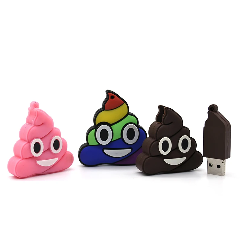 Забавный флеш накопитель usb Emotion Poo Shape 4 ГБ 8 16 32 64 ГБ|usb flash drive 4gb|flash driveusb |