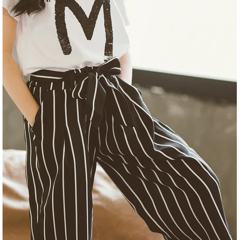 Новинка 2020 комплекты одежды для девочек летний детский комплект из футболки в