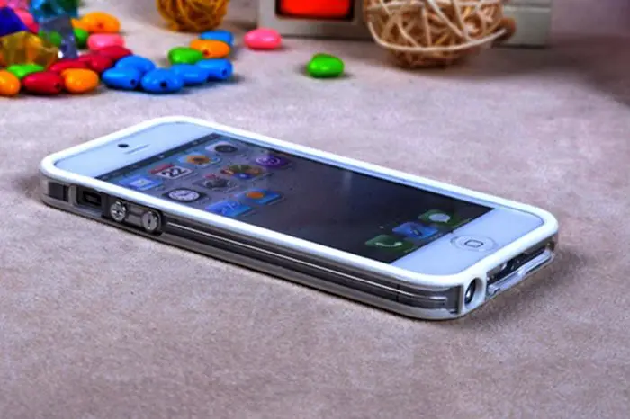 Новинка, гибридный Средний Прозрачный Бампер для iphone 5, 5s, SE, защита сотового телефона, рамка, TPU, силиконовый резиновый чехол, чехлы для сотового телефона