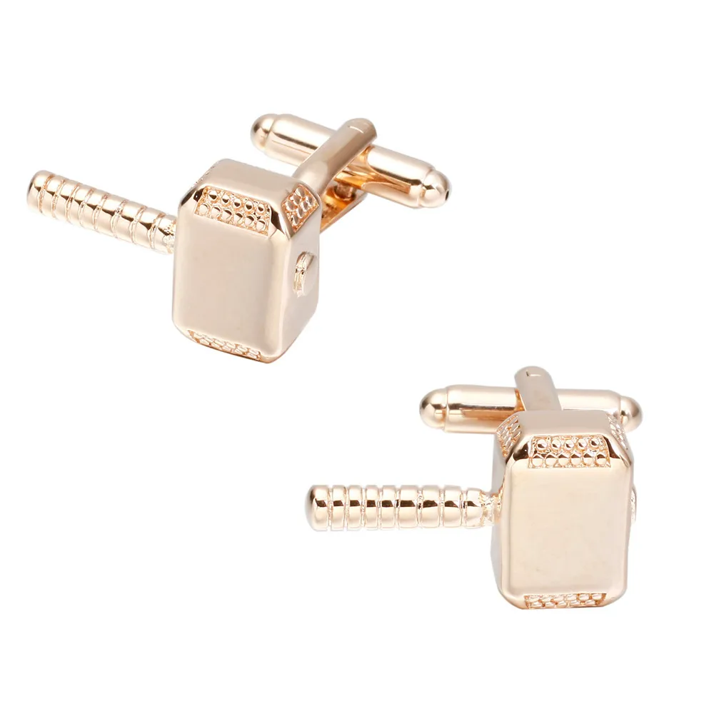 MeMolissa Персонализированные Золотой Роман Тор запонки молотки для мужчин подарки