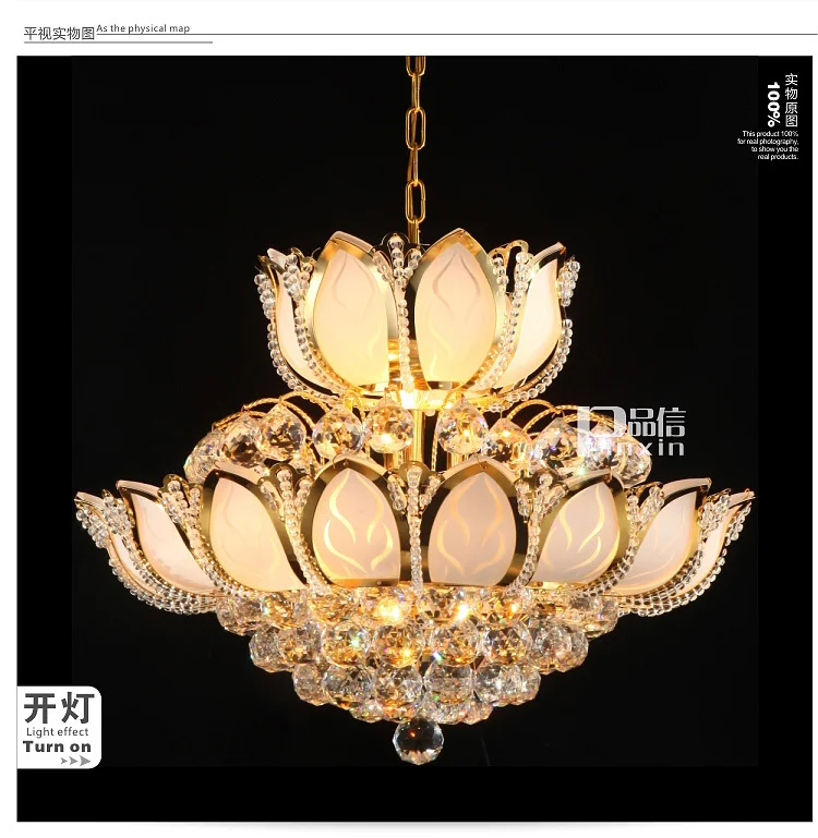 

New Arrival Fashion Classic Crystal Pendant Light Bedroom Crystal Lamp