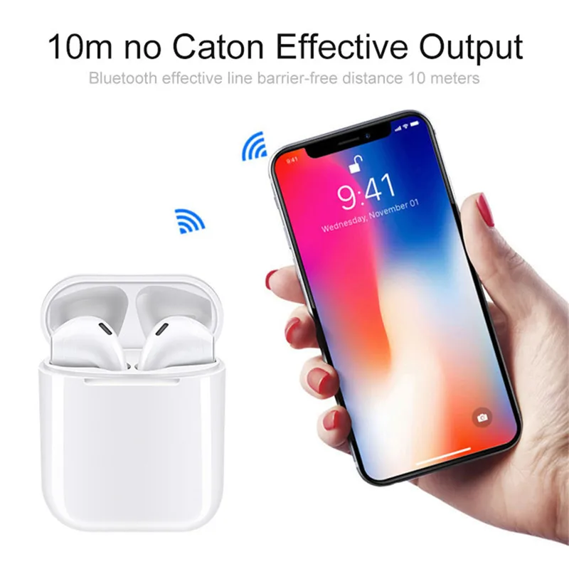 I9S TWS Bluetooth наушники беспроводные 5 0 стерео спортивная Гарнитура PK i7s i11 i10 Auriculares |