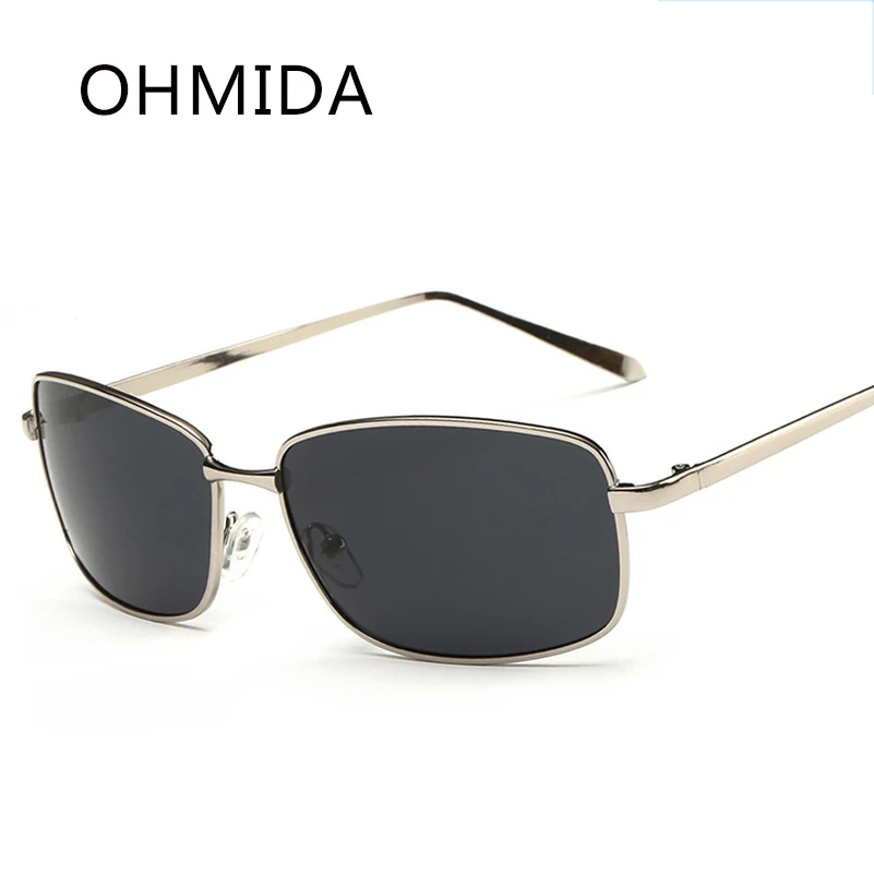 OHMIDA Модные мужские солнцезащитные очки HD поляризационные винтажные брендовые