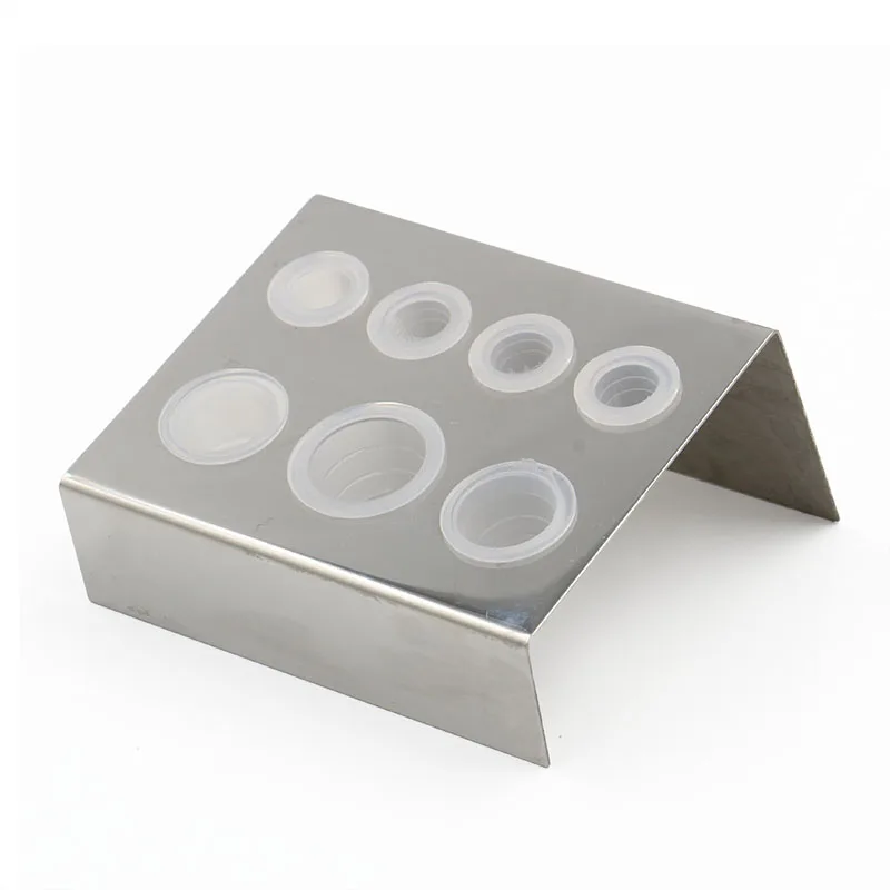 2 шт. чернил для татуажа подстаканник 7 отверстий пигмент подставка татуировки