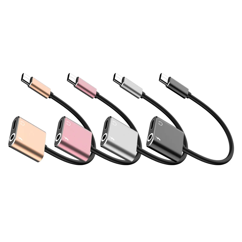 12cm Type C to Audio Charging Adapter Aluminum Alloy TypeC 3.5mm & USB Splitter | Мобильные телефоны и аксессуары