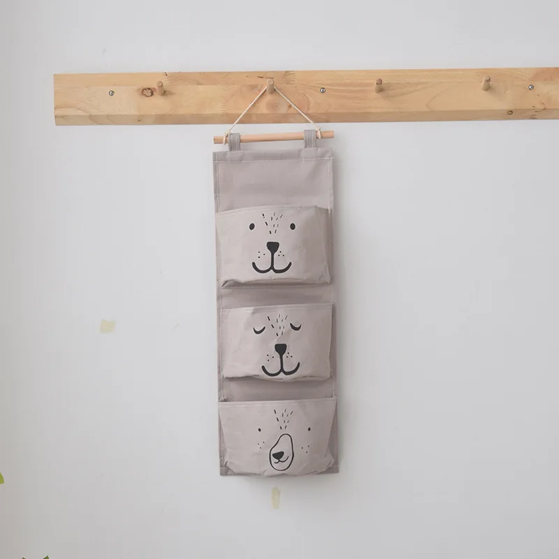 

Hot Sell Cotton Linen Barrel Storage Bags Women Waterproof Bathroom Hanging Travel Makeup Bags Washing Toiletry Kits pothookBag