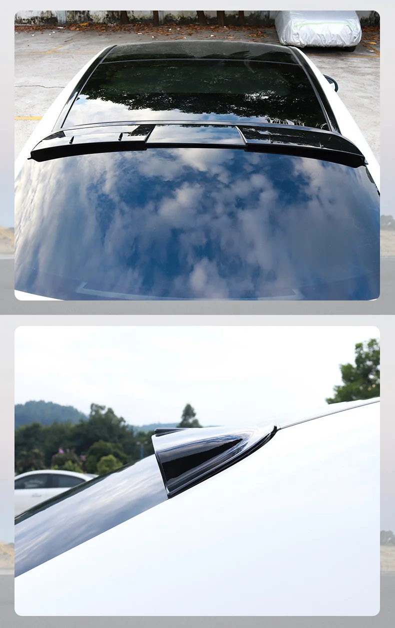 Для Benz W205 спойлер для Mercedes W205 спойлер 4-дверный седан C63 C180 C200 C250 C260 ABS Пластик спойлер