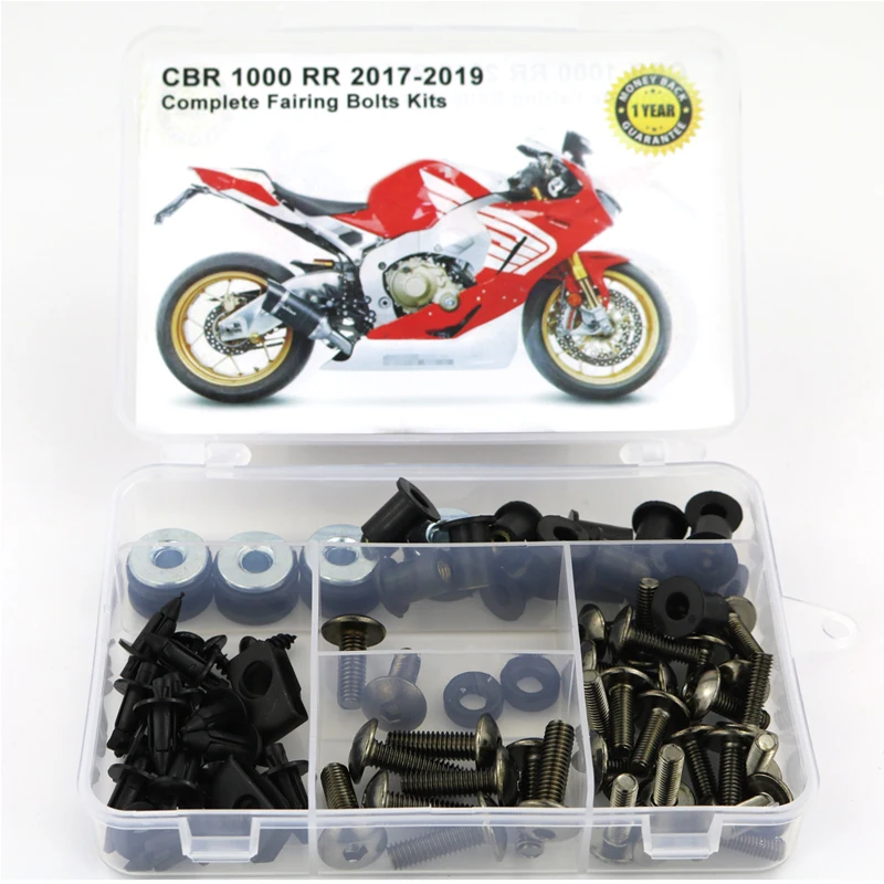 Titanium Для Honda CBR1000RR CBR 1000RR мотоцикл Полный Обтекатель Болты Комплект стали OEM Стиль Зажимы гайки - Цвет: Titanium