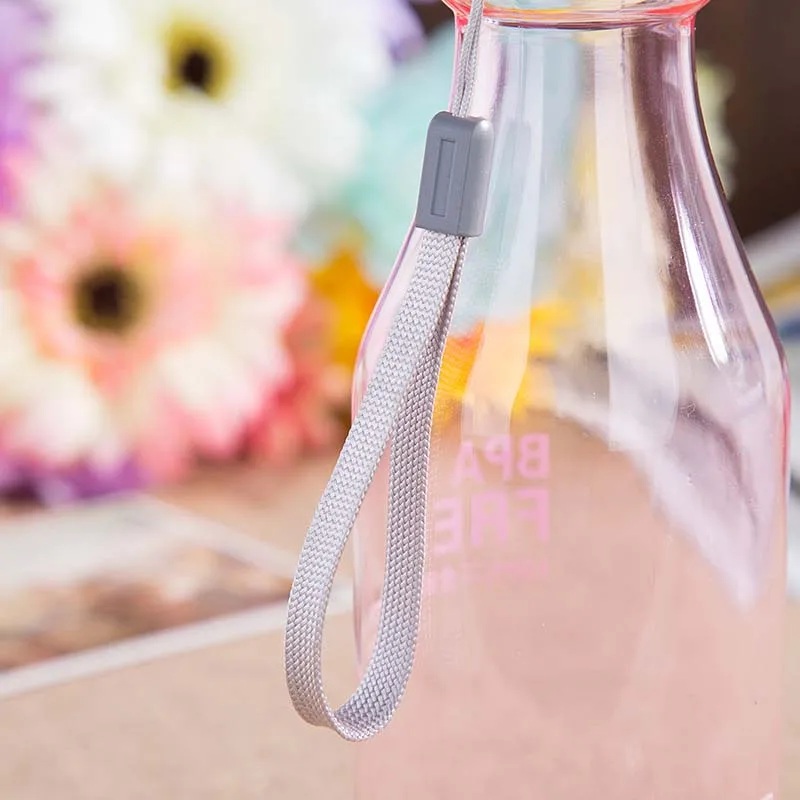 Portable 550ml Plastic Sports Water Bottle Container Leak-proof Bottles For Outdoor Riding Traveling Climbing Camping E2 | Дом и сад