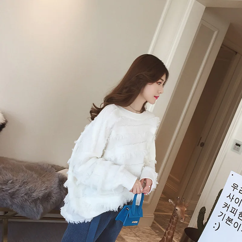 

Winter woman sweater knitting pullovers female Korean style sweaters fashion 2018 women pull femme jumpers ladies KK2652