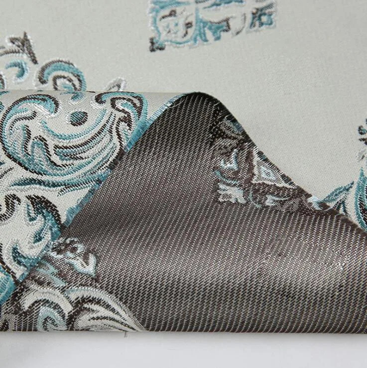 Mylb Европейская окрашенная в пряже шелковая жаккардовая ткань для дивана Толстая