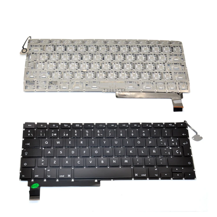 Новая замена A1286 испанская клавиатура для Macbook Pro 15 &quotA1286 SP Клавиатура без