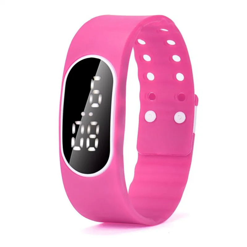 Горячая новинка 2017 Модные мужские и женские резиновые синие светодиодные