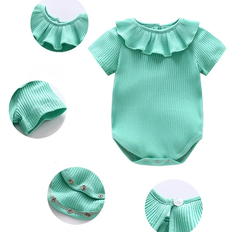 Комбинезон для маленьких девочек модный весенний Детский комбинезон с длинными