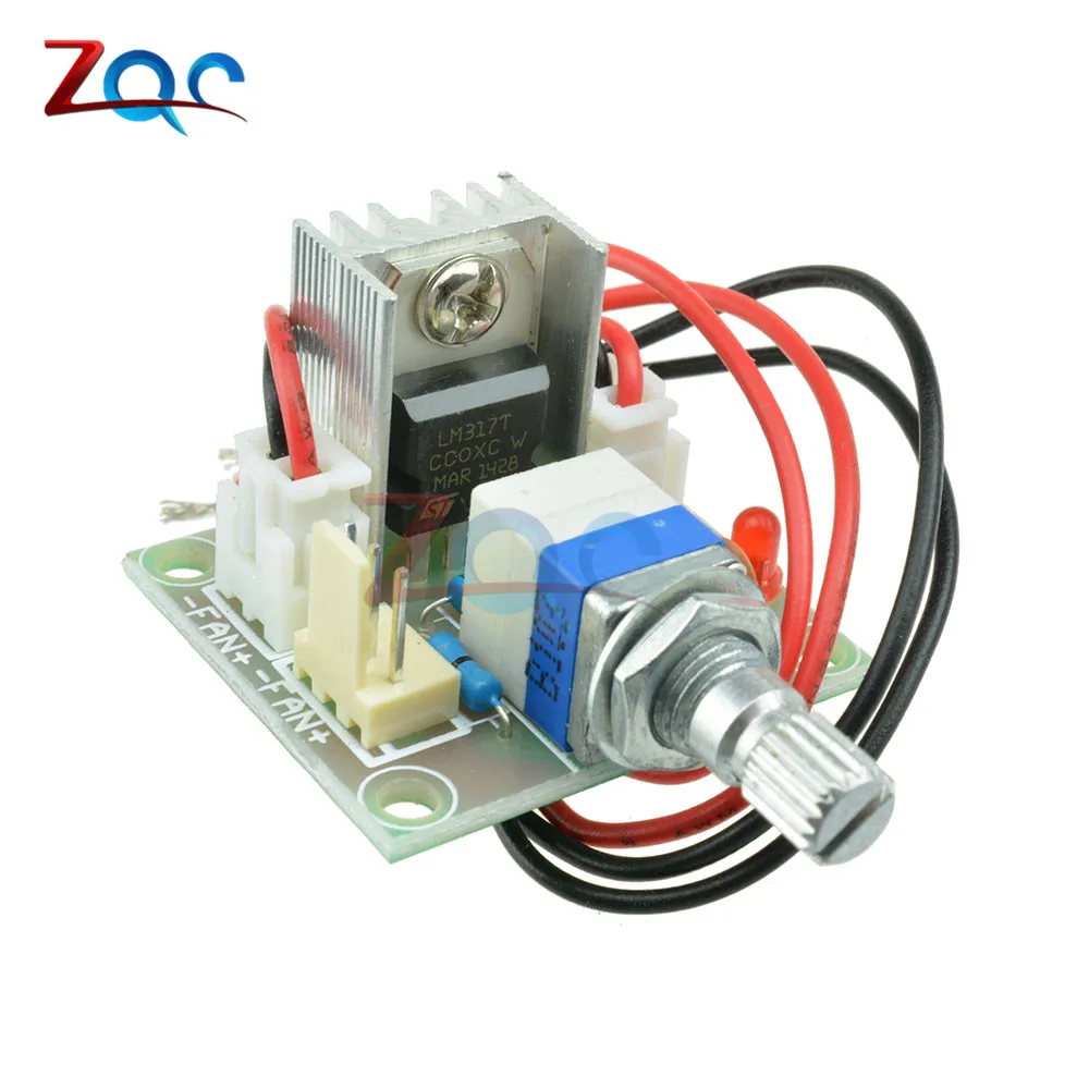 LM317 DC Линейный преобразователь понижающий регулятор напряжения плата контроля скорости модуль DC 3,25-15 в до DC1.25V-13V