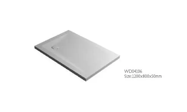 1000X1000X50mm твердая поверхностная Смола поднос для душа ультратонкий искусственный