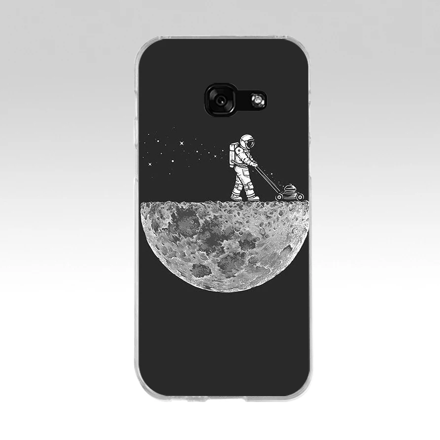 Чехол из мягкого силикона и ТПУ для Samsung a3 2016 a5 2017 a6 plus a7 a8 2018 s6 7 8 9 224 Moon Sun Flower Math Cute
