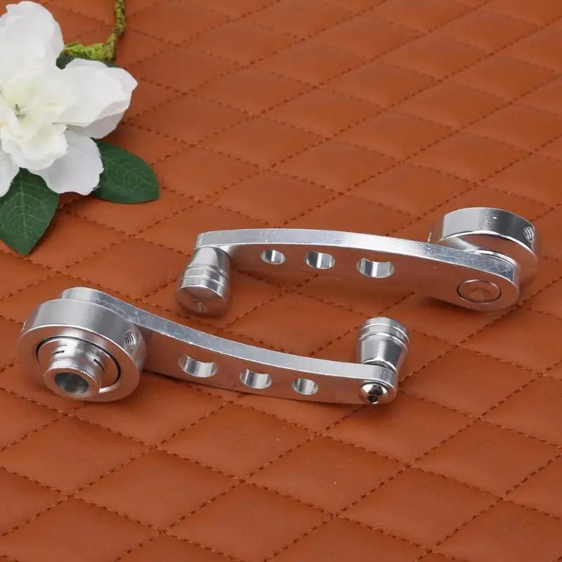 VODOOL 2Pcs Universal Car Window Handle Winder Riser Replacement Aluminum Alloy Crank Kit Fit Promotion |
