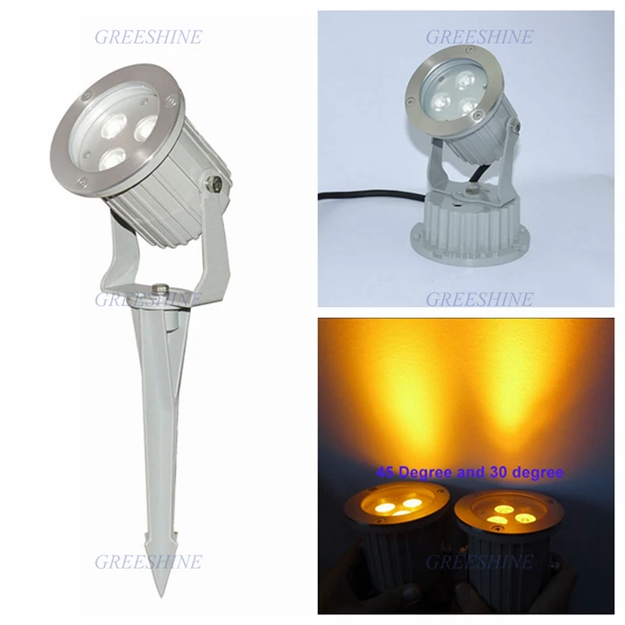 Уличный Водонепроницаемый светодиодный садовый Точечный светильник 12 В 24 9 Вт