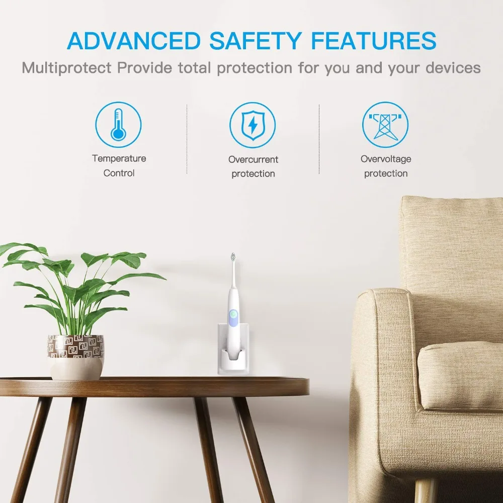 Сменная розетка зарядное устройство для Philips Sonicare 2 серии и Oral B зубной щетки es