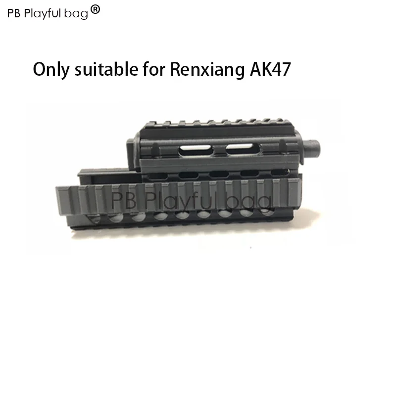 rx ak47 Спорт на открытом воздухе гель мяч пистолет renxiang AK47 модифицированные Аксессуары тактический fishbone guard дерево Радуга 6 CQR задняя рукоятка KD43 - Цвет: rx ak47
