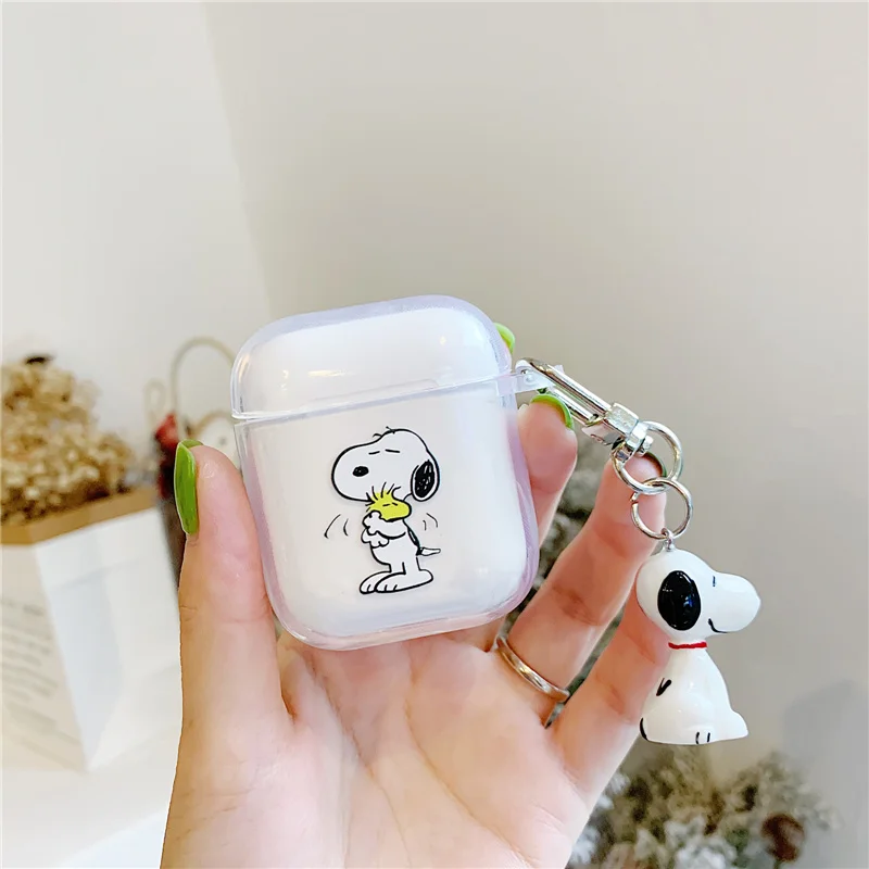 Беспроводной чехол для наушников с bluetooth для apple airpods, мягкий чехол, толстые наушники, гарнитура, зарядная коробка, брелок, кольцо 2