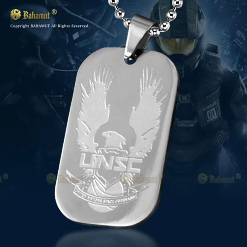 Лидер продаж ювелирные изделия в стиле игры Halo UNSC благородная Подвеска для