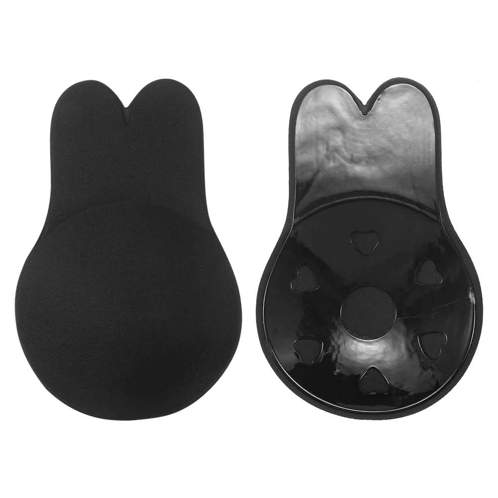 black diameter 9.5cm 1 пара женщин Невидимый Brassy лента лифтинг бюстгальтер пуш-ап бикини с подкладкой Невидимая клейкая Эротический бюстгальтер-бра - Цвет: black diameter 9.5cm