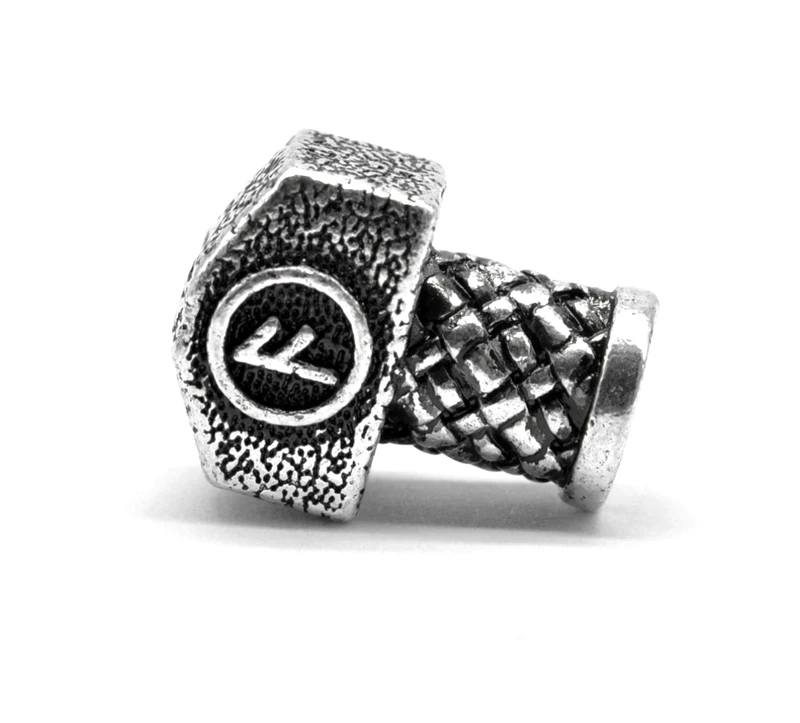 1 шт. высшего веса руны викингов молоток бусины для браслетов кулона ожерелье DIY