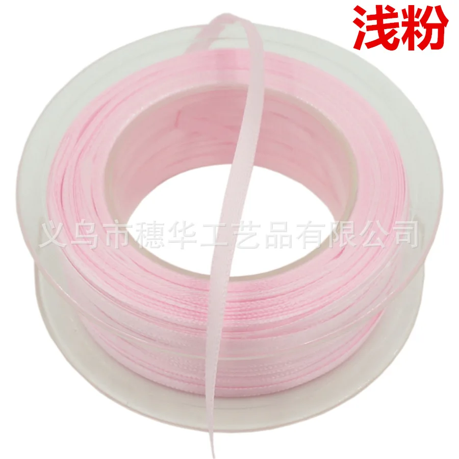 

1/8inch 3mm double face satin ribbon for gift packing party decoration balloon notebook gift christmas supplies 50meters/roll