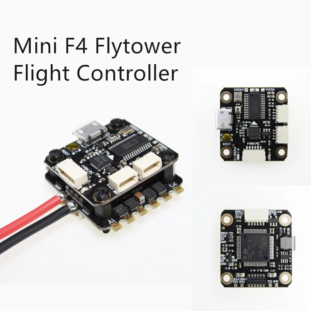 Аксессуары Контроллер полета HAKRC MiniF4 Flytower OSD BEC 20A 4в1 ESC для радиоуправляемого