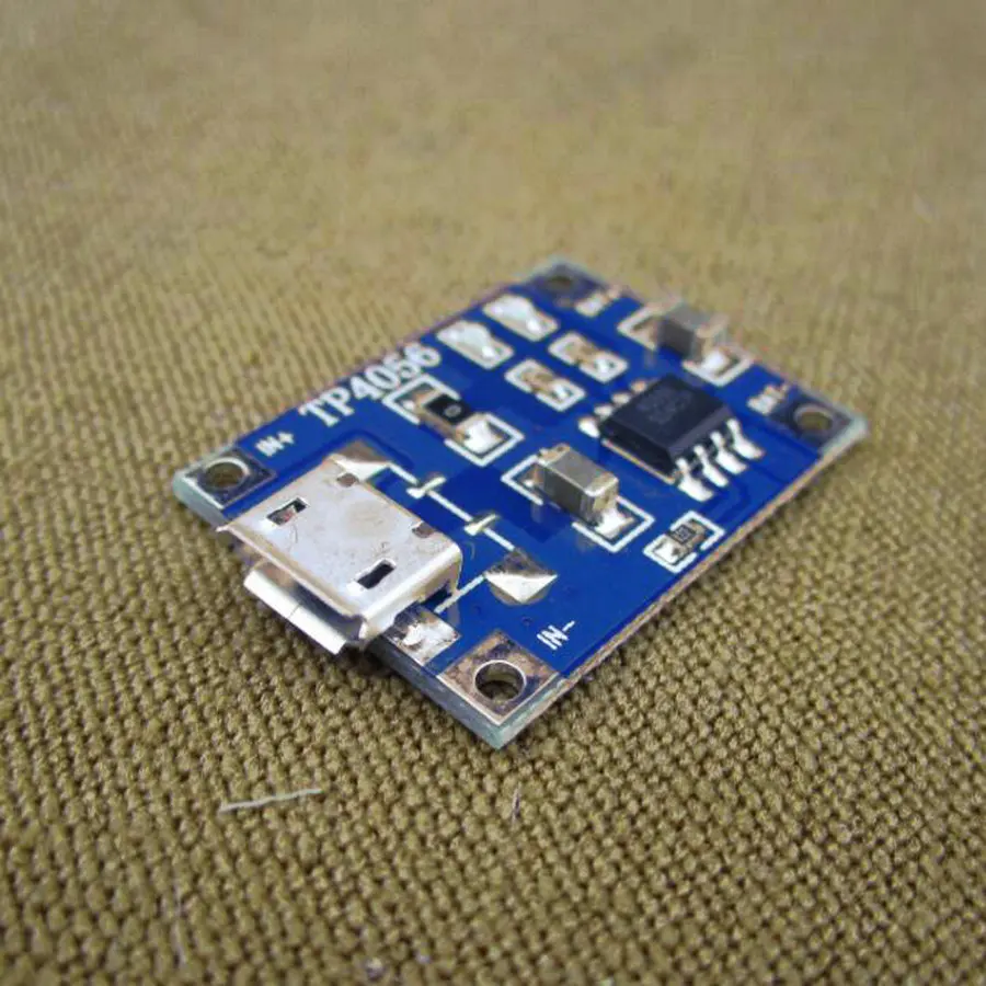 2 шт. литиевых Батарея Зарядное устройство Модуль 1A Micro USB 5 В 18650 TP4056 зарядки защиты