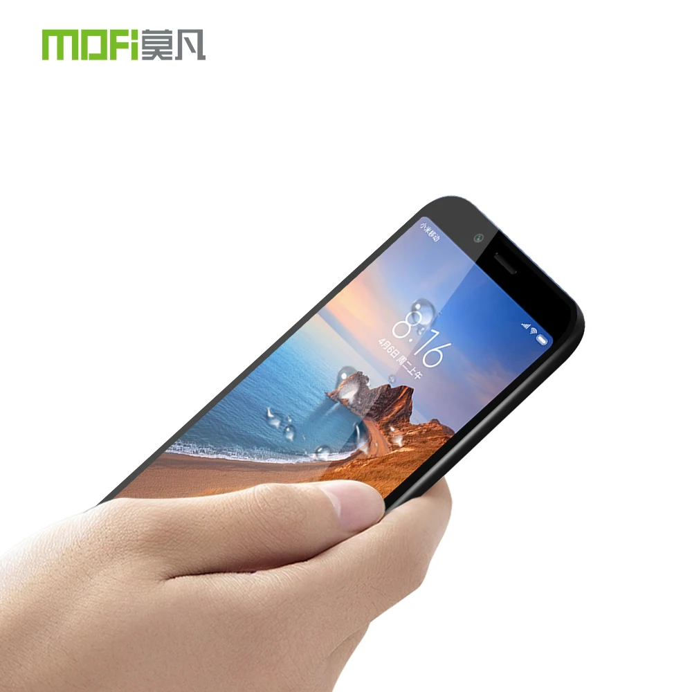 Redmi 7A 100% MOFi 9H полное покрытие Закаленное стекло Защитная пленка для экрана Xiaomi